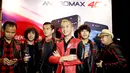 Grup band Nidji hadir dalam peluncuran smartphone Andromax R2 dan Andromax E2 di Plaza Senayan Jakarta, Jumat (19/2). (Andy Masela/Bintang.com)