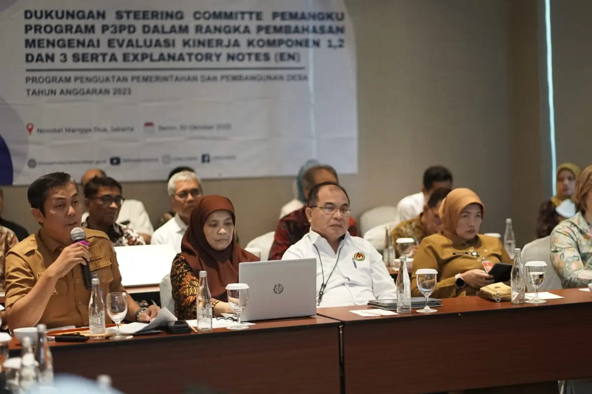 Rapat dukungan steering committee pemangku program P3PD di Jakarta. (Istimewa)
