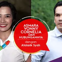 Asmara Vonny Cornelia dan Hubungannya dengan Atalarik Syah. (Foto: Deki Prayoga dan Nurwahyunan, Desain: Nurman Abdul Hakim/Bintang.com)