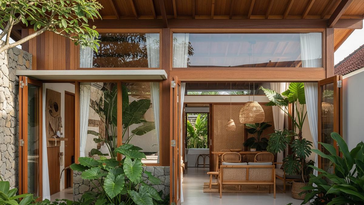 9 Desain Rumah Natural Modern dengan Ventilasi Besar dan Pencahayaan Alami, Hunian Sehat