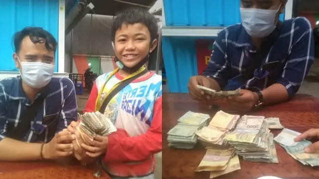 Ayah Meninggal, Bocah Ini Jadi Tukang Parkir Untuk Bantu Nafkahi Keluarga