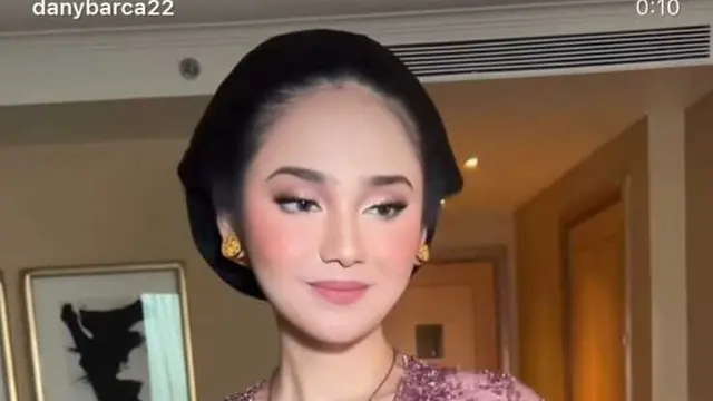 Detail Kebaya Syifa Hadju di Acara Ngunduh Mantu Al & Alyssa/Instagram @danybarca22