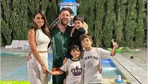 Lionel Messi gabung Inter Miami, ketiga anaknya bakal sekolah yang sama dengan anak-anak Shakira - Gerrard Pique. (Instagram  Antonella Roccuzzo0