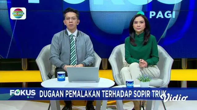 Fokus Pagi : Dugaan Pemalakan Terhadap Sopir Truk di Tanjung Priok, Pelaku Seorang Diri