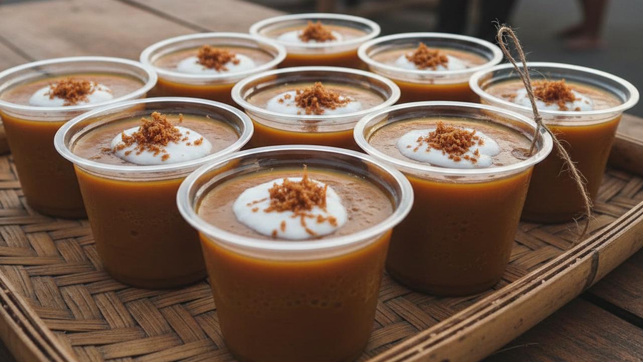 Ide Jualan Rp 1000-an Tanpa Minyak Puding Cup Mini