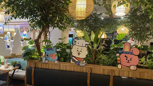Pop-up Cafe dengan Nuansa dan Makanan ke-8 Karakter BT21. Dok. Anisha Saktian Putri