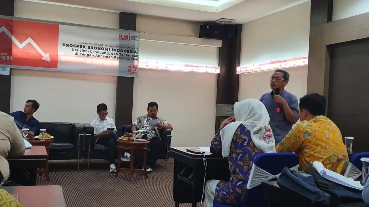 Diskusi Prospek Ekonomi Indonesia, Reseliensi, Peluang dan tantangan di Tengah Ancaman Resesi Global yang digagas oleh Ketua Umum Kaukus Muda Indonesia. (Istimewa).