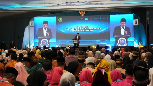 Sekretaris Jenderal Kementerian Agama, Kamarudin Amin,saat menyampaikan sambutan. (Istimewa)