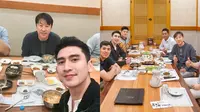7 Potret Shin Tae-yong Dinner Bareng Verrell Bramasta, Ngobrol Hal Penting