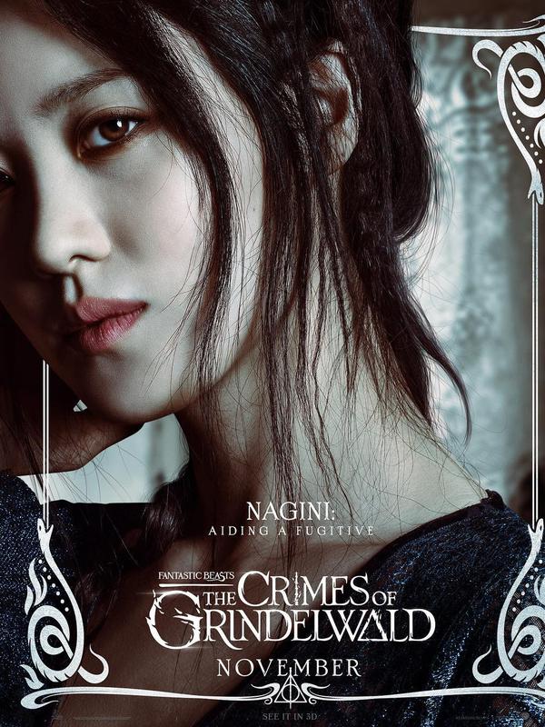 Sosok Nagini yang diperankan Claudia Kim di  Fantastic Beasts: The Crimes of Grindelwald (Warner Bros)