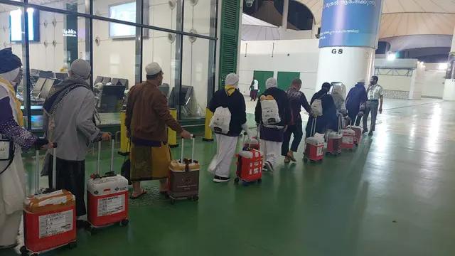Sempat Batal Berangkat, 2 KloterJemaah Haji Diterbangkan Saudia Airlines ke Surabaya dalam 2 Jadwal Berbeda