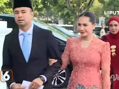 Menindaklanjuti kedatangannya ke rumah kediaman Prabowo Subianto di Kertanegara, Jakarta Selatan pada Selasa (15/10) lalu, Raffi Ahmad rupanya menjadi salah satu artis yang dilantik sebagai utusan khusus presiden. Raffi ditugaskan menjadi Utusan Khusus Presiden Bidang Pembinaan Generasi Muda dan Pekerja Seni. (Liputan6.com/YouTube/Liputan6)