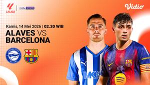 Live Streaming Alaves vs Barcelona di La Liga Pekan Ke-36, Tayang di Vidio