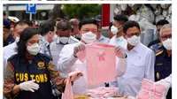 Menteri Koordinator Politik Keamanan (Menko Polkam) Budi Gunawan mengklaim keberhasilan dalam melakukan pencegahan penyelundupan barang ilegal senilai Rp 3,7 triliun. (Tim Humas Menko Polkam).