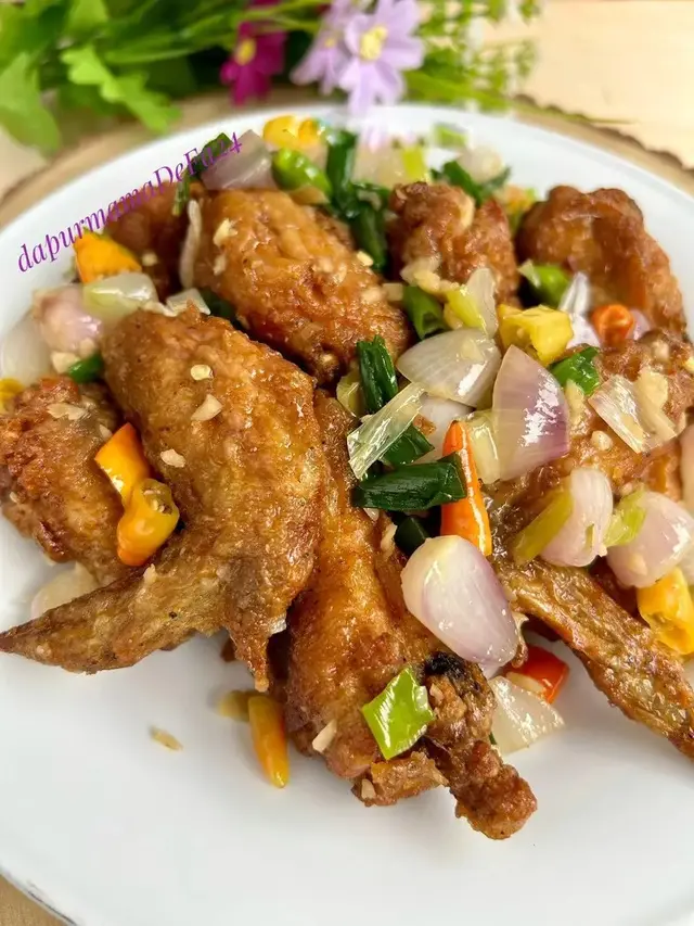 Ayam Goreng Terasi Oseng Bawang