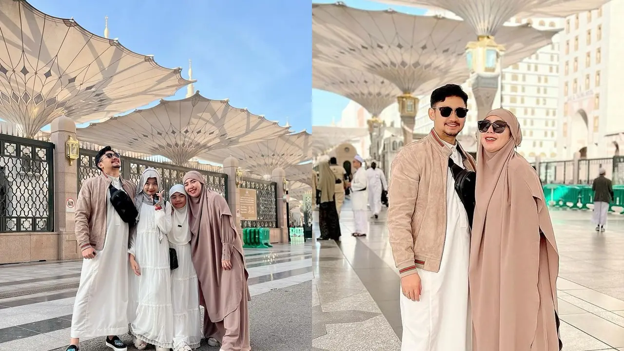 Angga Wijaya Umroh Bareng Keluarga