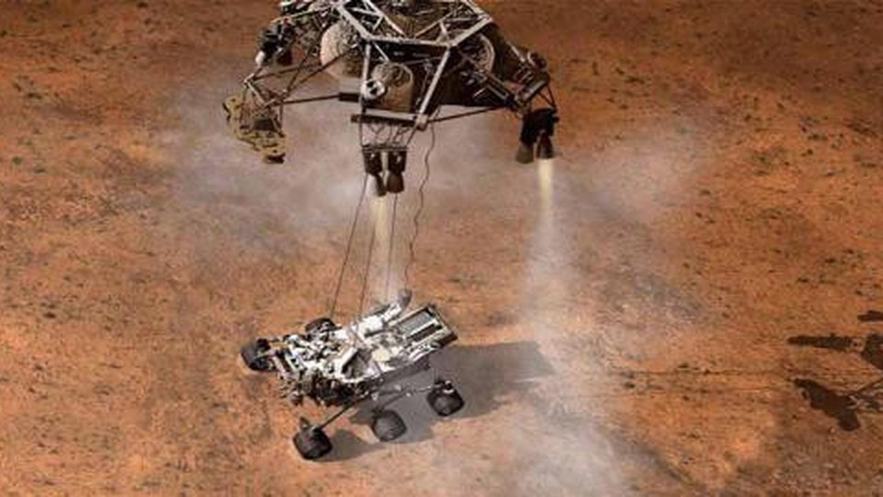 Video pertama pendaratan Curiosity di Mars?