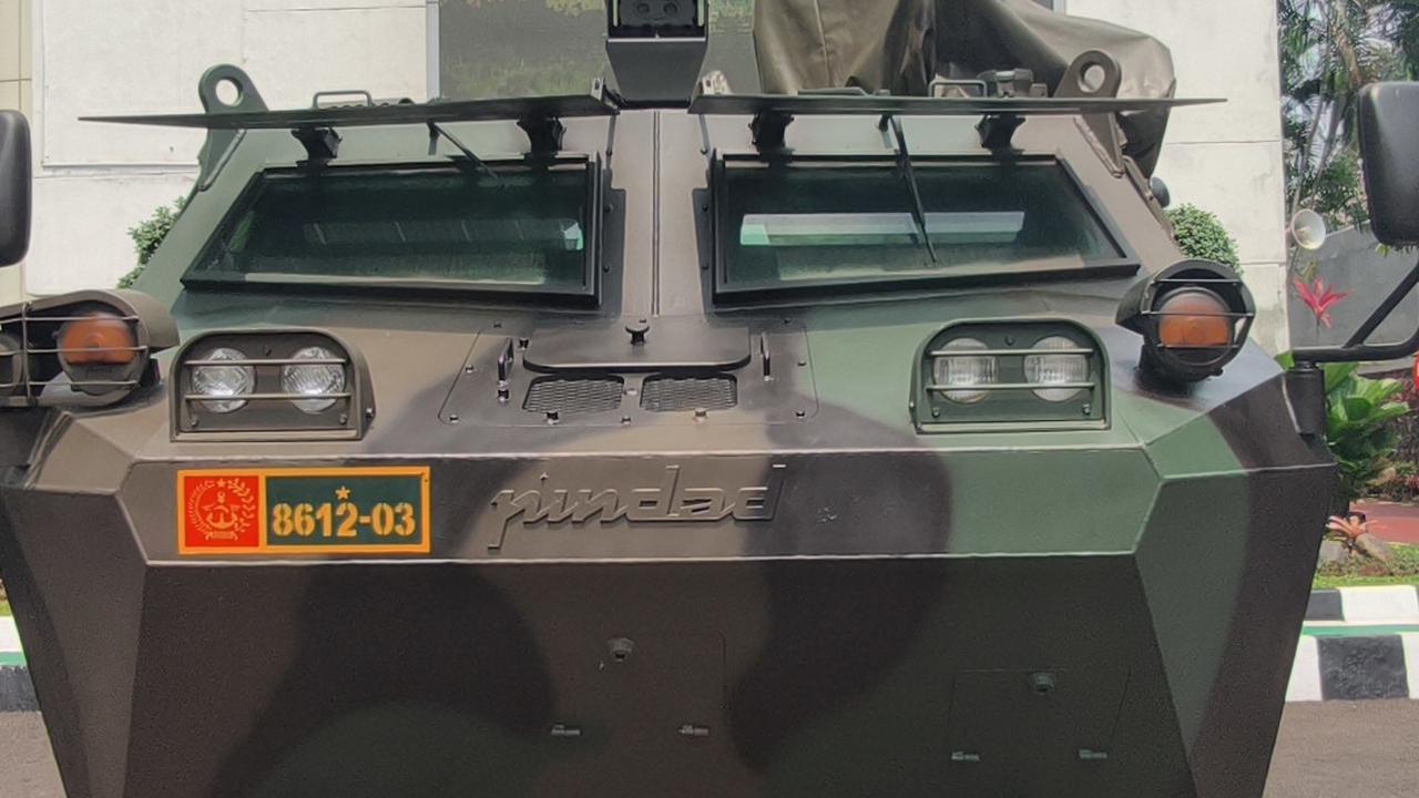 Rantis Anoa TNI mejeng di Kejagung