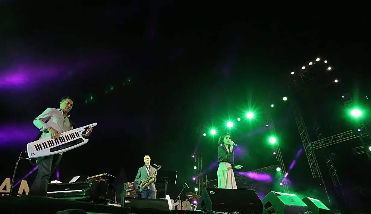 Dilansir dari KapanLagi.com, ini adalah kali pertama Eva untuk tampil di acara tersebut. (Bambang E.Ros/Bintang.com)