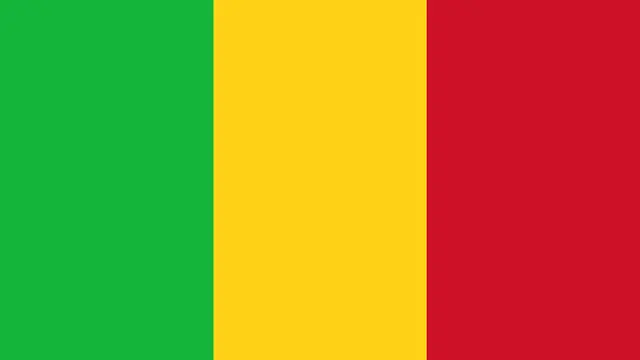 Ilustrasi bendera Mali