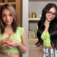 Melihat penampilan Naura Ayu yang terlihat makin memikat dengan rambut panjang (@hairbyranggayusuf)