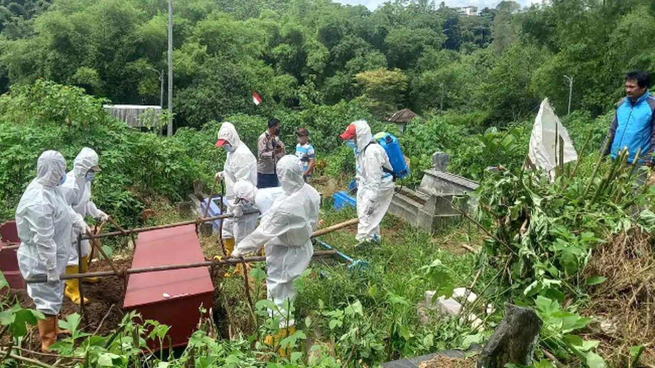 Pemakaman Jenasah dengan Protokol Covid-19 di Kota Malang Naik Tinggi