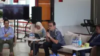 Direktur Utama PT Bank Jago Tbk (ARTO) Arief Harris Tandjung saat temu media di Menara BTPN, Jakarta, Selasa (12/12/2023).(Foto: Bank Jago)