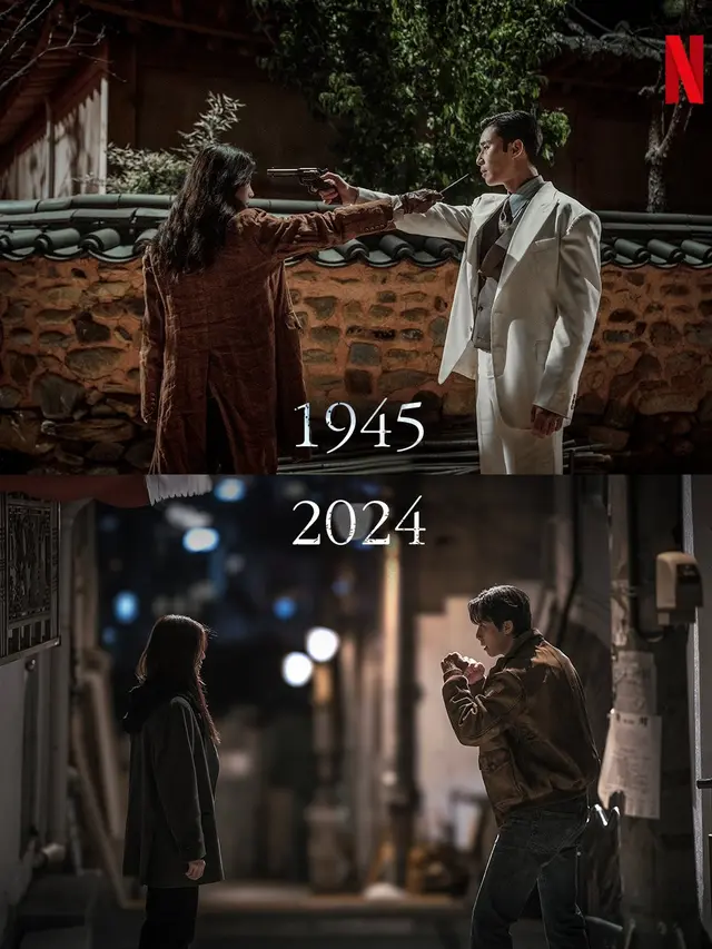 Han Seo Hee dan Park Seo Joon dalam Drakor Gyeongseong Creature 2. (Instagram/ netflixkr)