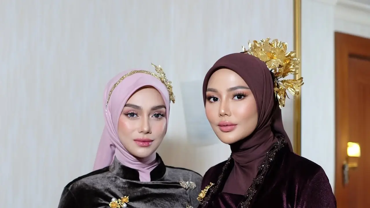 Adu Gaya Celine Evangelista dan Dara Arafah Hadiri HUT RI di Istana Merdeka, Sama-sama Pakai Kebaya Beludru Hijab