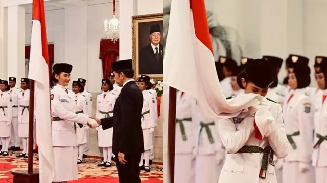 Kachina Ozora dan Keyla Azzahra: Wajah Muda di Balik Kirab Bendera Pusaka 2024 (instagram.com/kachinaozora)