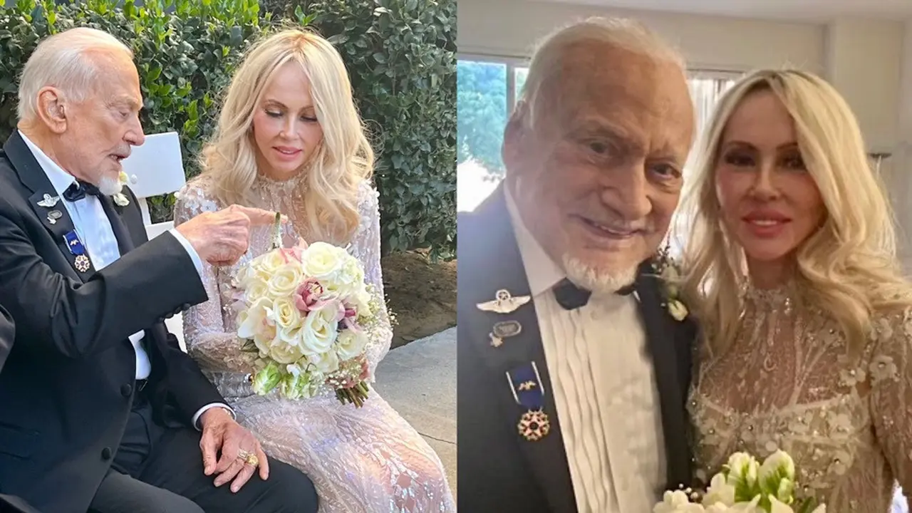 Astronot Buzz Aldrin menikah di usia 93 tahun