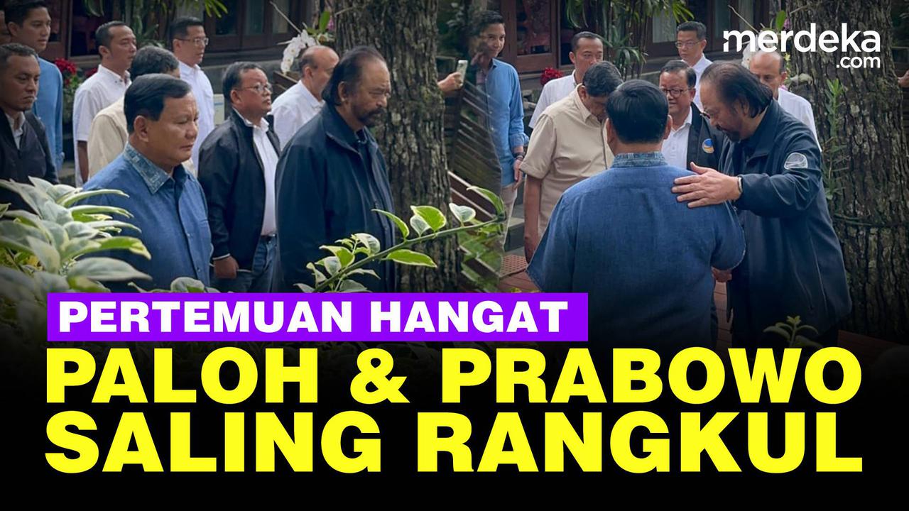 VIDEO: Obrolan Hangat Dalam Pertemuan Prabowo & Surya Paloh di Hambalang