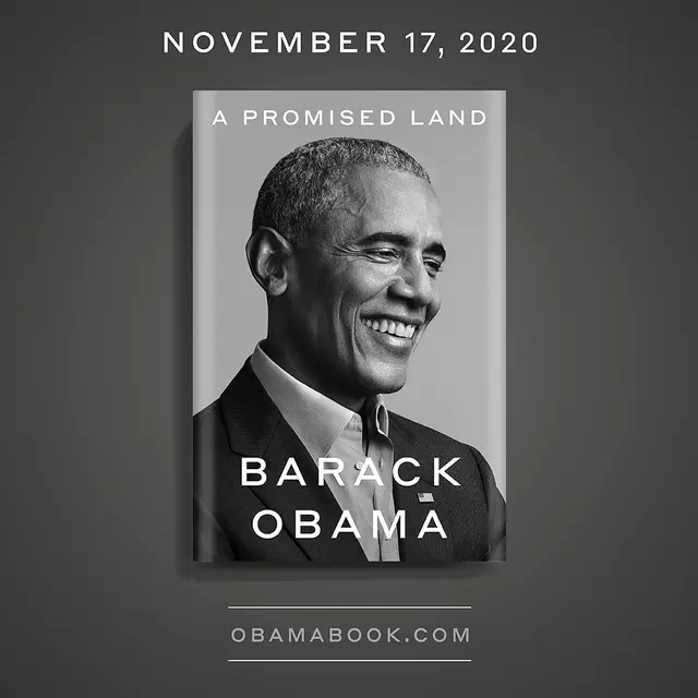 Barack Obama Bocorkan Sampul Buku Memoar Terbarunya
