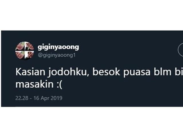 6 Cuitan Kasian Jodohku Ala Netizen Ini Kocak Tapi Bikin Baper Hot Liputan6 Com Jika belum jodoh aku bisa apa mp3 & mp4. 6 cuitan kasian jodohku ala netizen
