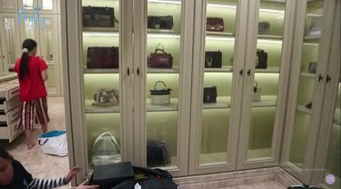 Mengintip Walk In Closet Di Rumah Prilly Latuconsina Koleksi Tas