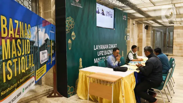 Jelang Lebaran, Masjid Istiqlal Buka Layanan Pembayaran Zakat Fitrah