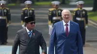 Prabowo dan Lukashenko Sepakat Dukung Perdamaian-Stabilitas Dunia