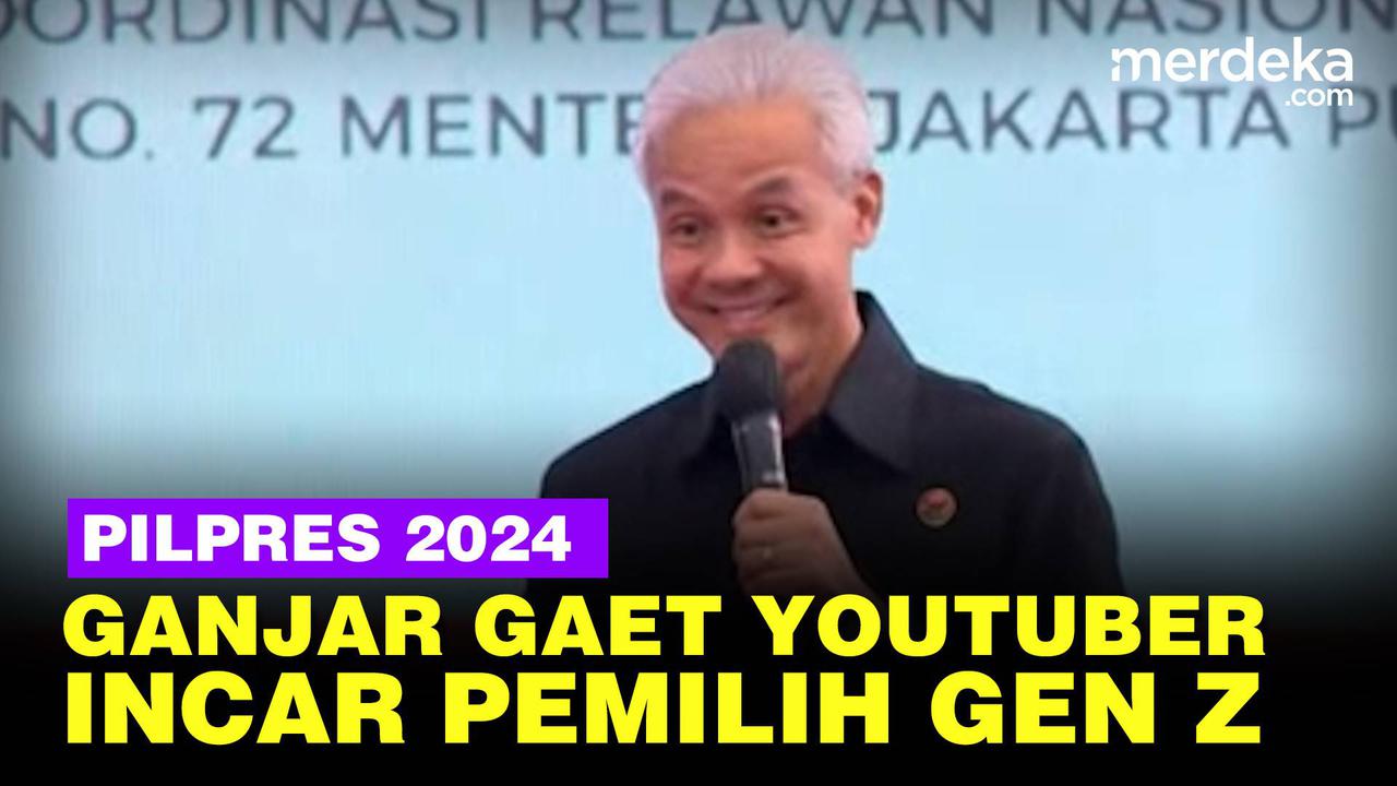 VIDEO: Ganjar Ungkap Strategi Pilpres 2024, Gaet Youtuber Incar Pemilih Muda