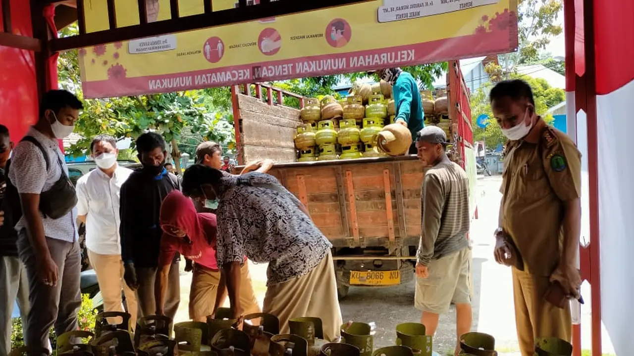 Proses jual beli gas subsidi di Nunukan Kaltara