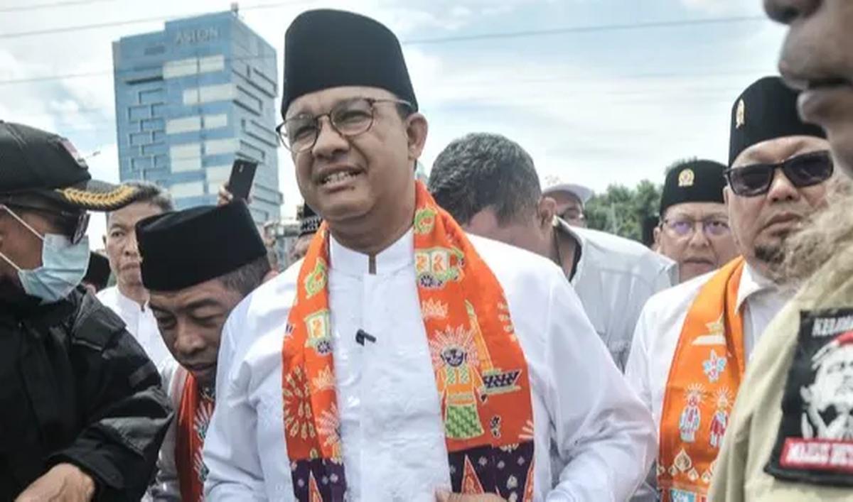"Lokasi boleh berpindah tapi tujuan tidak akan berganti. Tantangan boleh ada tapi semangat tidak pernah surut," kata Anies.