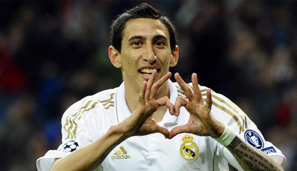 Angel Di Maria sempat menjadi winger yang mematikan di Real Madrid (AFP Photo/Pierre-Philippe Marcou)