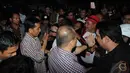 Dalam sambutannya, pecinta musik rock ini mengawali sambutannya dengan sedikit bercerita masa kecilnya. Ia menambahkan, kehidupan kecilnya serba berkesusahan, Bandung, Rabu (11/6/2014) (Liputan6.com/Herman zakharia).