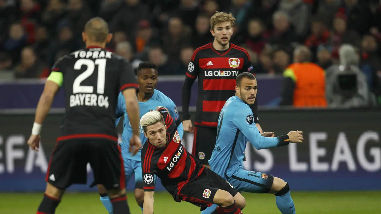 Bayer Leverkusen vs Barcelona (liputan6)