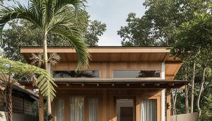 Desain Rumah 5x10 Gaya Japandi. (Foto: Gemini AI)