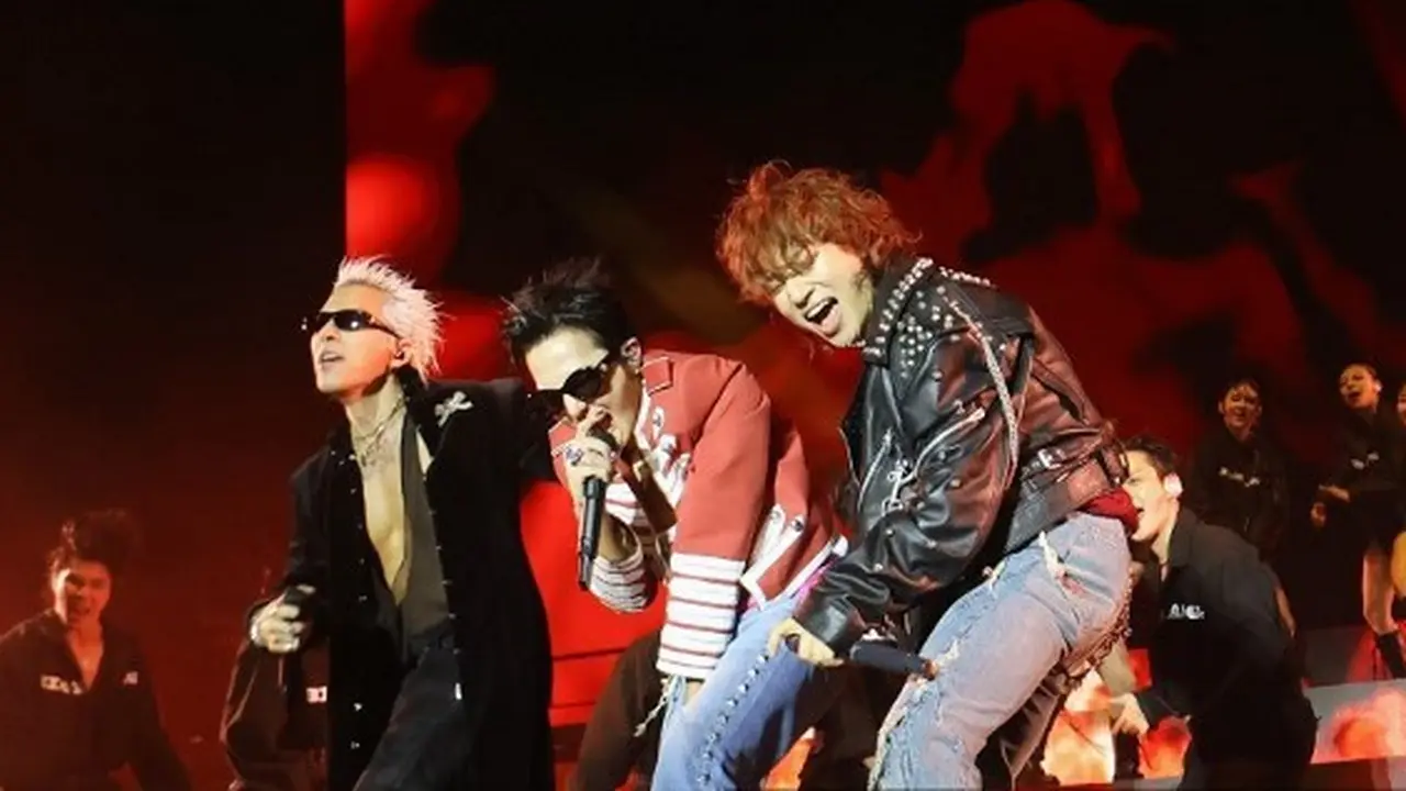BIGBANG. (Fraser Harrison / AFP)Entertainment)