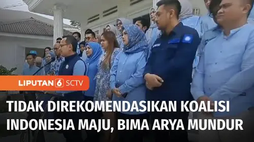 VIDEO: Politisi PAN, Bima Arya Menyatakan Mundur dalam Bursa Pilgub Jabar