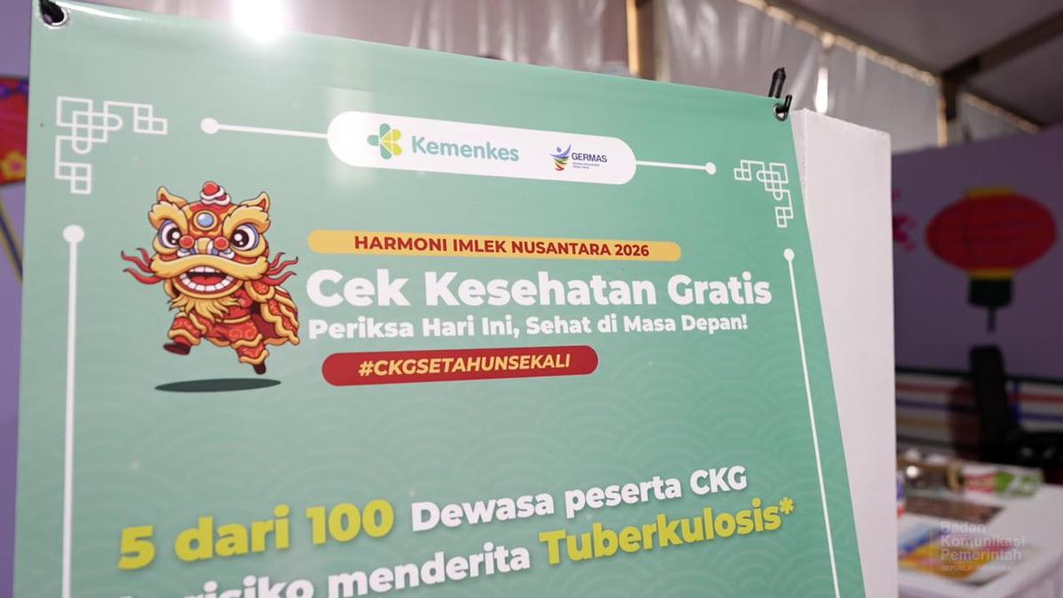 Imlek Festival 2577 Tawarkan Cek Kesehatan Gratis, Cukup Bawa KTP dan Ponsel
