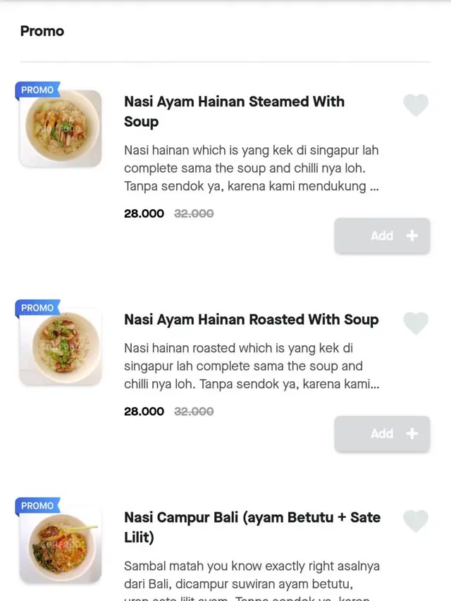 deskripsi menu makanan kocak