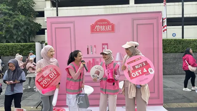 Rayakan International Lipstick Day 2025, Wardah Gandeng Halda & Zia Riza 'Razia' di CFD Setiabudi!