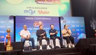 David Setiawan Suwarto, Direktur MOJI (dua dari kiri) pada konferensi pers launching Proliga 2026. (Hendry Wibowo/Bola.com)